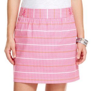 Vineyard Vines Pink Whale Striped Skirt- Size 10